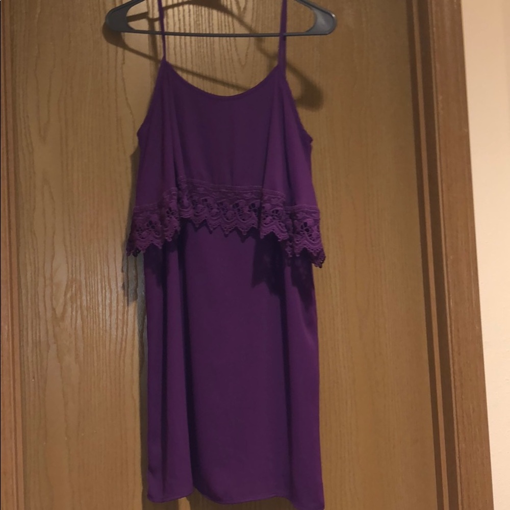 Purple sundress from Francesca's